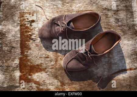 Chaussures de style ancien Banque D'Images