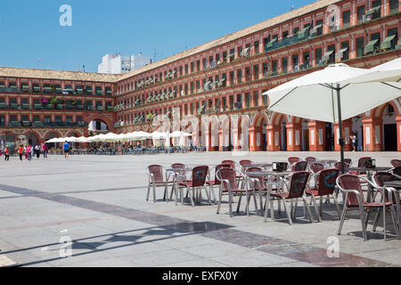Cordoue, Espagne - 28 MAI 2015 : La Plaza de la Corredera square. Banque D'Images