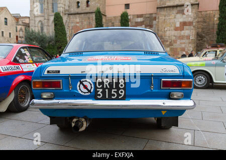 Barcelone Montecarlo Classic Cars 2014 Ford Escort Mk1 Banque D'Images