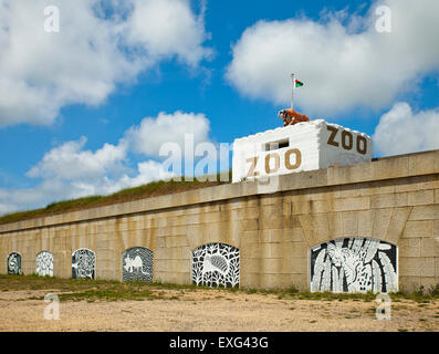 Isle of Wight Zoo, Yaverland, Sandown. Banque D'Images