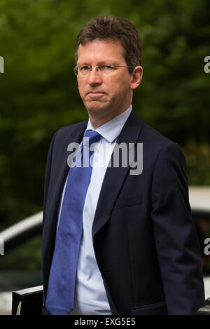 Downing Street, Londres, 14 juillet 2015. Procureur général Jeremy Wright QC arrive au 10 Downing Street pour la réunion hebdomadaire du cabinet du gouvernement. Crédit : Paul Davey/Alamy Live News Banque D'Images