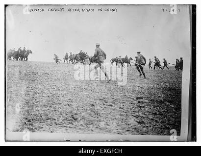 Après l'attaque de cavalerie britannique sur l'ennemi Banque D'Images