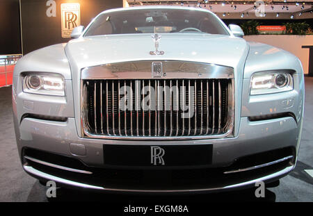 Rolls Royce Wraith sur l'affichage à l'International Motor Show 2015 RAI à Amsterdam Banque D'Images