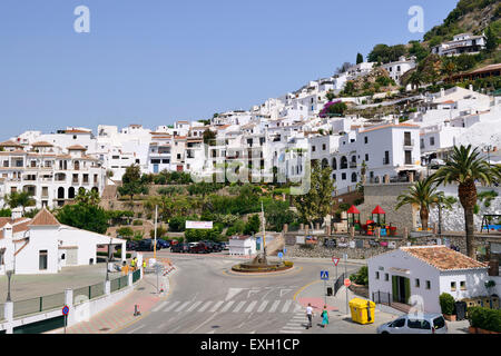 Centre historique de la vieille ville de Nerja, près de Nerja, Costa del Sol, Andalousie, Espagne du Sud Banque D'Images