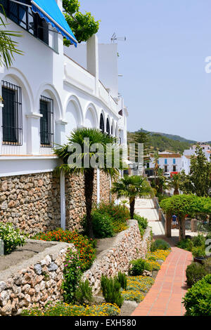 Centre historique de la vieille ville de Nerja, près de Nerja, Costa del Sol, Andalousie, Espagne du Sud Banque D'Images