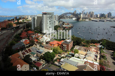 Le Pont du Port de Sydney Australie Lavender Bay Banque D'Images