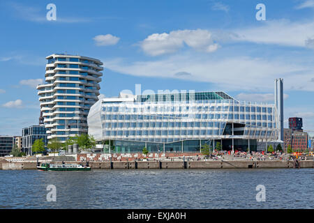 Tour de Marco Polo, Unilever House, Harbour City, Hambourg, Allemagne Banque D'Images