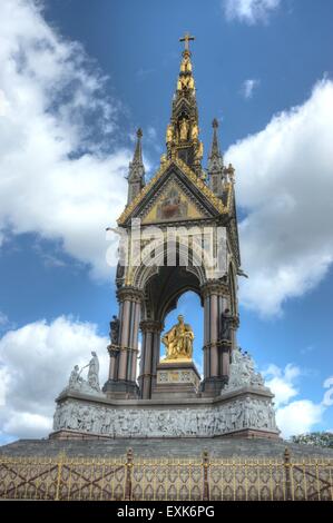 Albert Memorial statue de prince albert Hyde Park Banque D'Images