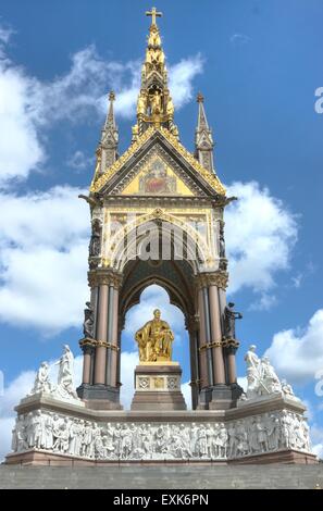 Albert Memorial statue de prince albert Hyde Park Banque D'Images