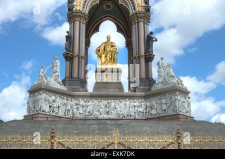 Albert Memorial statue de prince albert Hyde Park Banque D'Images