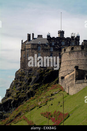 Le château d'Édimbourg en Écosse Angleterre Europe Banque D'Images