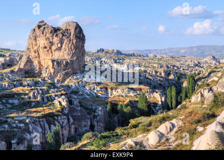 Ortahisar, Goreme, Cappadoce, Anatolie, Turquie Banque D'Images