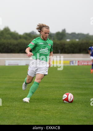 London, UK. 14 juillet, 2015. Lili22 Kosylo en action lors de la pré-saison match amical au stade de Weaver, Nantwich. Credit : SJN/Alamy Live News Banque D'Images