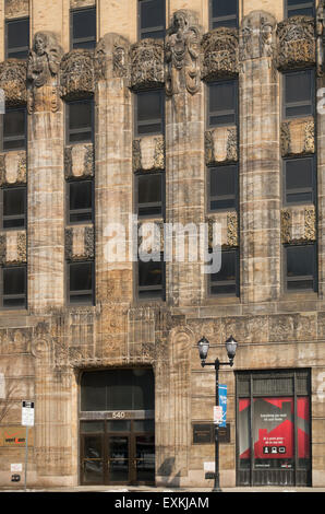 Bâtiment art déco Newark NJ Banque D'Images