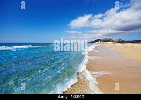 Golden Beach la meilleure plage de Chypre, la péninsule de Karpas, Chypre du Nord Banque D'Images