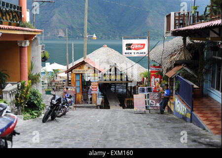 San Pedro La Laguna, Solola, Guatemala. Banque D'Images