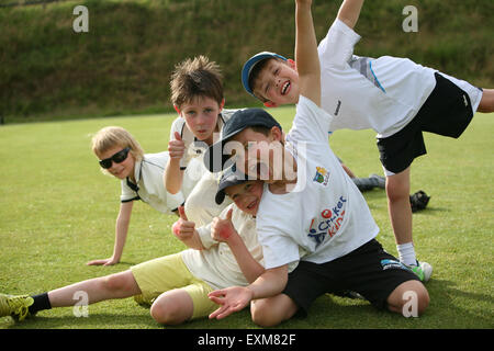 Club de Cricket de Sheffield Michael Vaughan cricket academy Banque D'Images