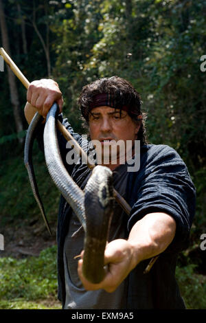 Rambo (également connu sous le nom de Rambo IV, John Rambo ou Rambo : La Lutte Continue) est un film d'action 2008 American-German réalisé, co-écrit par et avec Sylvester Stallone reprenant son célèbre rôle de guerre froide/vétéran du Vietnam John Rambo. Cette photo est pour un usage éditorial uniquement et est l'auteur de la société film et/ou le photographe attribué par le film ou la société de production et ne peut être reproduite que par des publications dans le cadre de la promotion du film ci-dessus. Un crédit obligatoire pour l'entreprise de film est nécessaire. Le photographe devrait également être portés lorsqu'il est connu. Banque D'Images