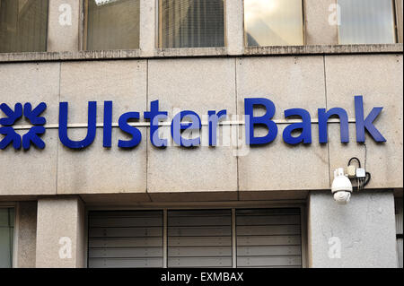 L'Ulster Bank à Dublin. Banque D'Images