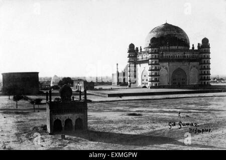 Old vintage photo de la Gol gumbaz Bijapur ; ; ; Inde Karnataka - RPA 148319 Banque D'Images