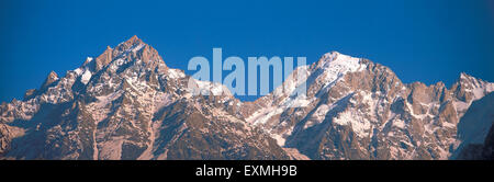 Montagne himalayenne ; Gangotri ; Uttarkashi ; Uttaranchal ; Uttarakhand ; Inde ; Asie ; Asie ; Indien Banque D'Images