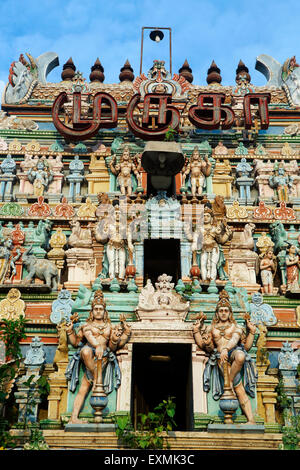 Temple Kapaleeswarar Temple Temple goporam, Chennai, Inde Banque D'Images