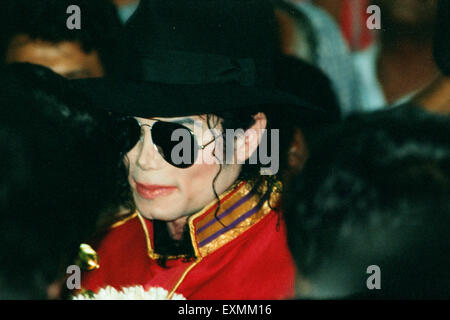 Michael Joseph Jackson était un chanteur américain, un auteur-compositeur, un producteur de disques, un danseur et un acteur, Appelé le roi de la pop, Banque D'Images