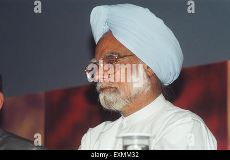 Manmohan Singh premier ministre et membre du Congrès national indien parti Inde Indien Banque D'Images