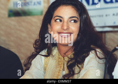 Indian film de Bollywood actrice Juhi Chawla Banque D'Images
