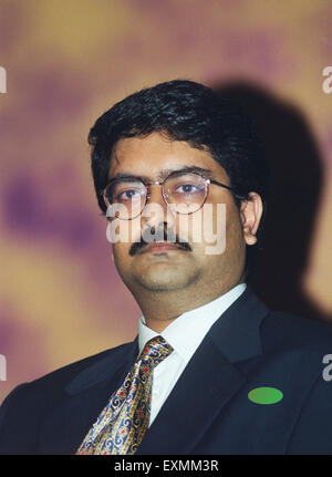 Homme d'affaires indien Kumar Birla Mangalam Président du Groupe Aditya Birla Banque D'Images