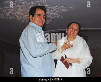 Dilip Kumar, acteur indien, Saira Banu, actrice indienne, épouse, Yusuf Khan, roi de la tragédie, premier Khan, Inde, Asie Banque D'Images