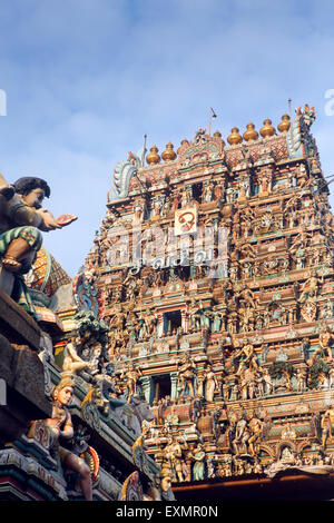 Temple Kapaleeswarar Temple Temple goporam, Chennai, Inde Banque D'Images