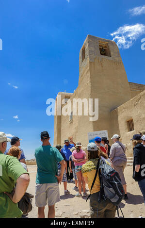 Église de la mission de San Esteban del Rey. Sky City. Le Nouveau Mexique. USA Banque D'Images