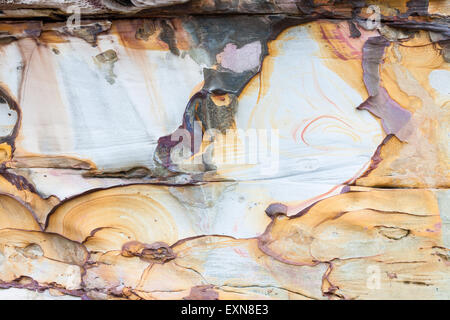 Mur de grès naturel Banque D'Images