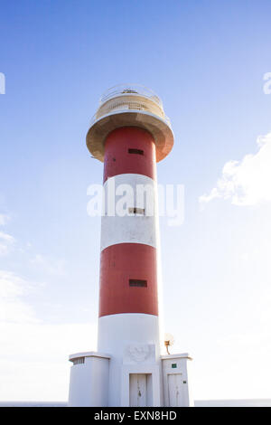 Le phare de Fuencaliente de La Palma, Espagne. Banque D'Images