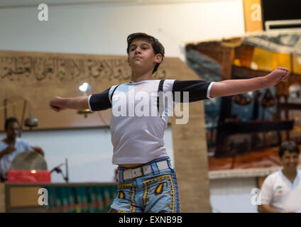 Le sport traditionnel de Zurkhaneh, Ispahan, Kashan, Iran Province Banque D'Images