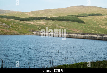 Nant Y Moch,lac,barrage réservoir Powys,Ceredigion,Mid Wales,U.K.projet hydro-électrique.à l'hydroélectricité de Rheidol par compagnie Statkraft Banque D'Images