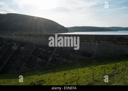 Nant Y Moch,lac,barrage réservoir Powys,Ceredigion,Mid Wales,U.K.projet hydro-électrique.à l'hydroélectricité de Rheidol par compagnie Statkraft Banque D'Images