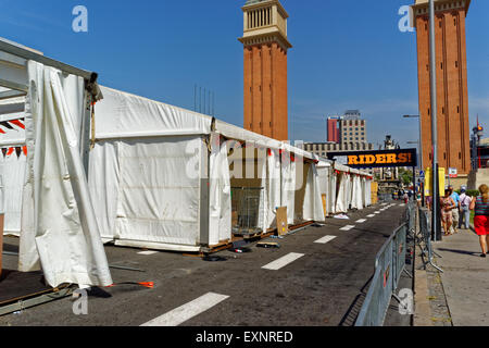 La Journée de la fierté 2015 de Barcelone Banque D'Images