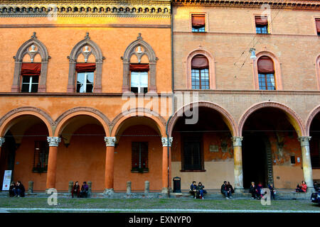 San Stefano arcade, Bologna, Emilia-Romagna, Italie Banque D'Images