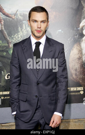 Nicholas Hoult au Los Angeles premiere de Jack The Giant Slayer" tenu à la TCL Chinese Theatre de Los Angeles. Banque D'Images