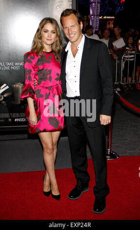 Rose Byrne et Patrick Wilson au Los Angeles premiere de 'insidieux : Chapter 2' tenue à l'Universal CityWalk à Hollywood. Banque D'Images