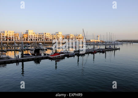 Port pour bateaux de loisirs à Agadir. Banque D'Images