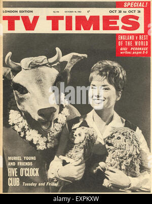 1960 UK TV Times Magazine Cover Banque D'Images