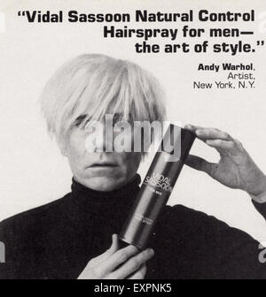 1970 UK Annonce Magazine Vidal Sassoon Banque D'Images