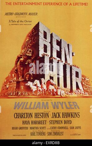 1950 USA Ben Hur affiche de film Banque D'Images