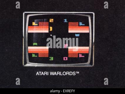 1980 USA Magazine Atari annonce (détail) Banque D'Images