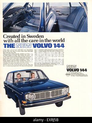 1960 Volvo annonce Magazine UK Banque D'Images