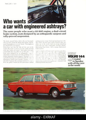 1960 Volvo annonce Magazine UK Banque D'Images