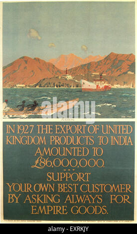 1920 UK Empire Marketing Board Trade Magazine Advert Banque D'Images